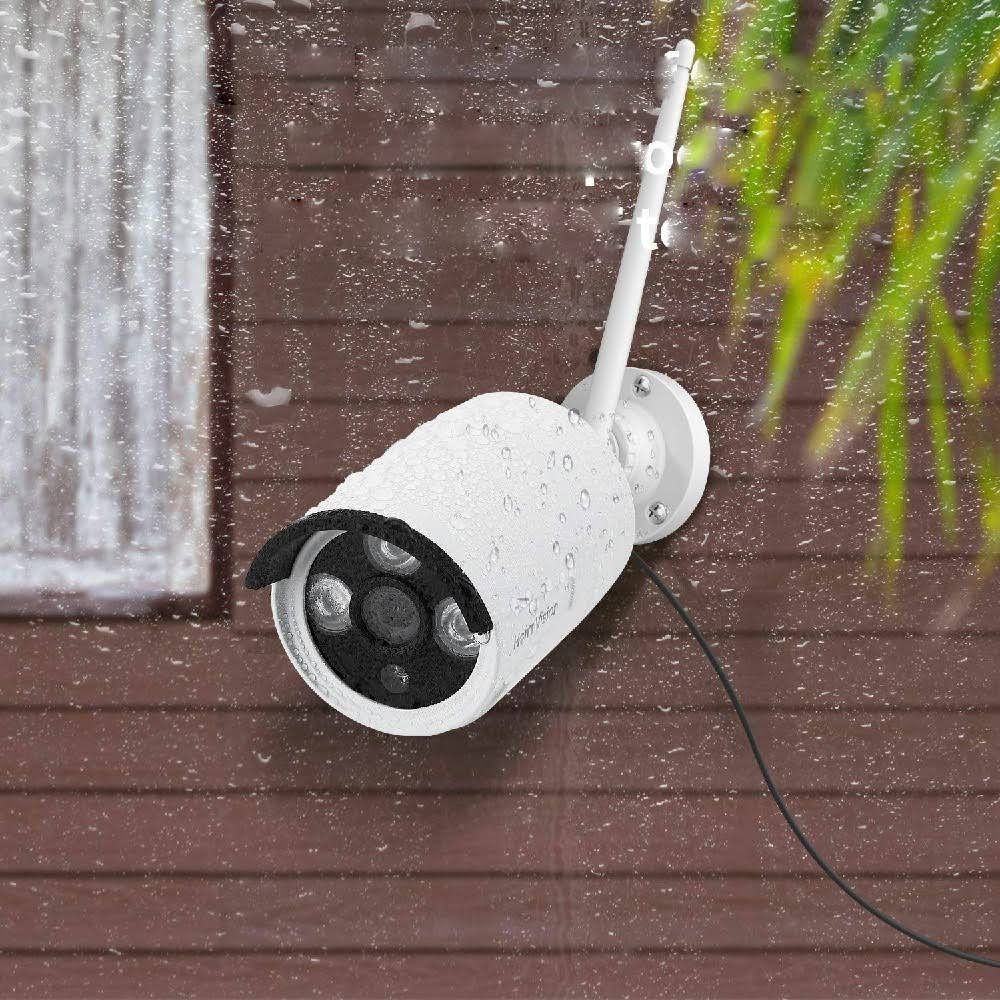 1080p Wireless Security Camera System with 12 inch LCD Monitor T41277