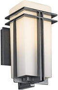 1 Light Black Outdoor Wall Light G97072