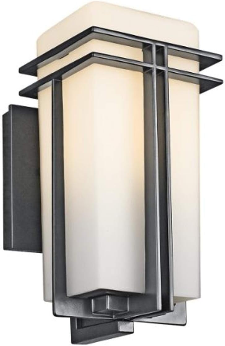 1 Light Black Outdoor Wall Light G97072