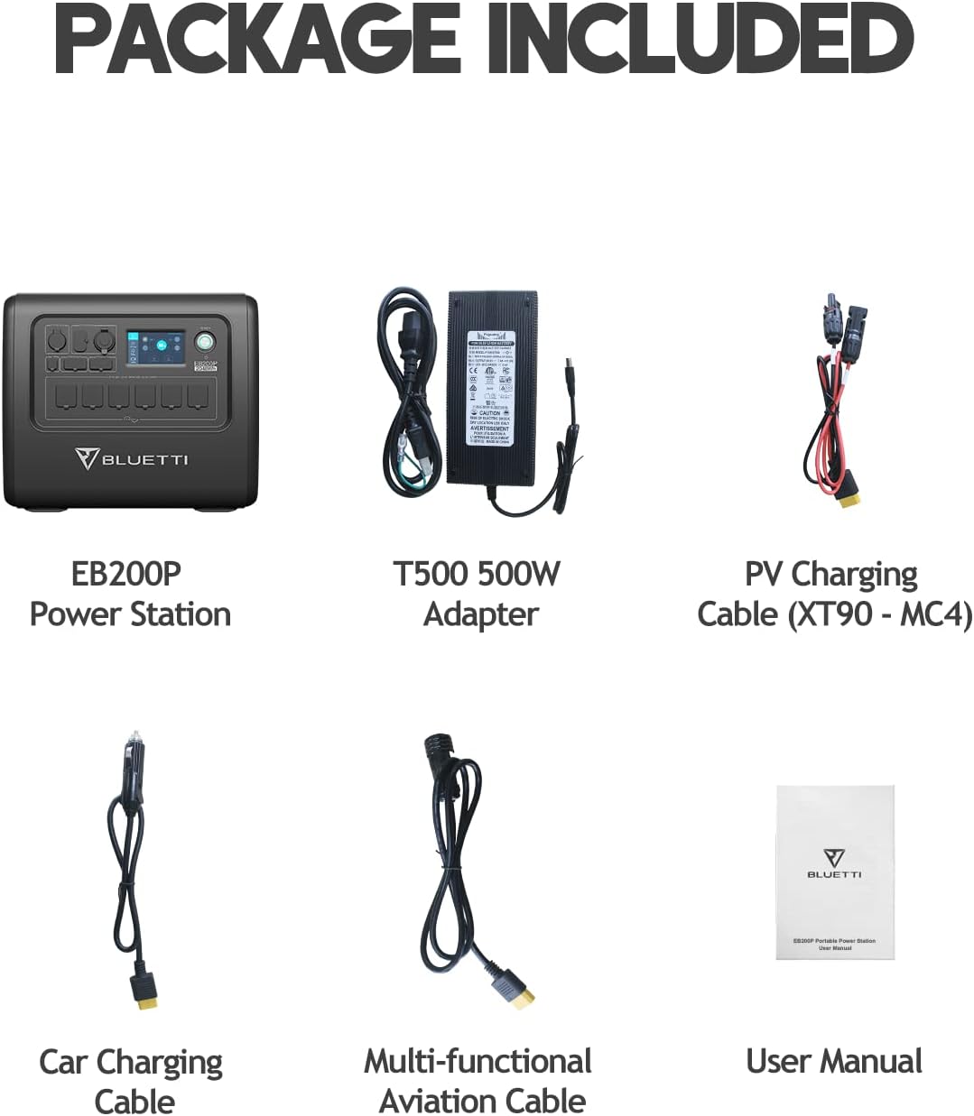 2200W 2048Wh Portable Power Station with 6 AC Outlets W783