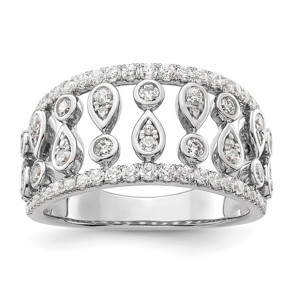 14k White Gold Lab Grown Diamond Ring N1847