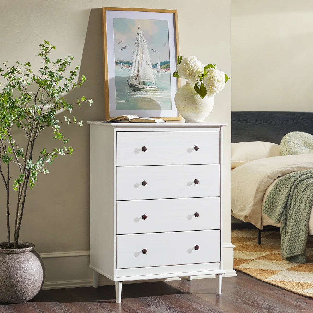 4 Drawer Solid Wood Dresser E683