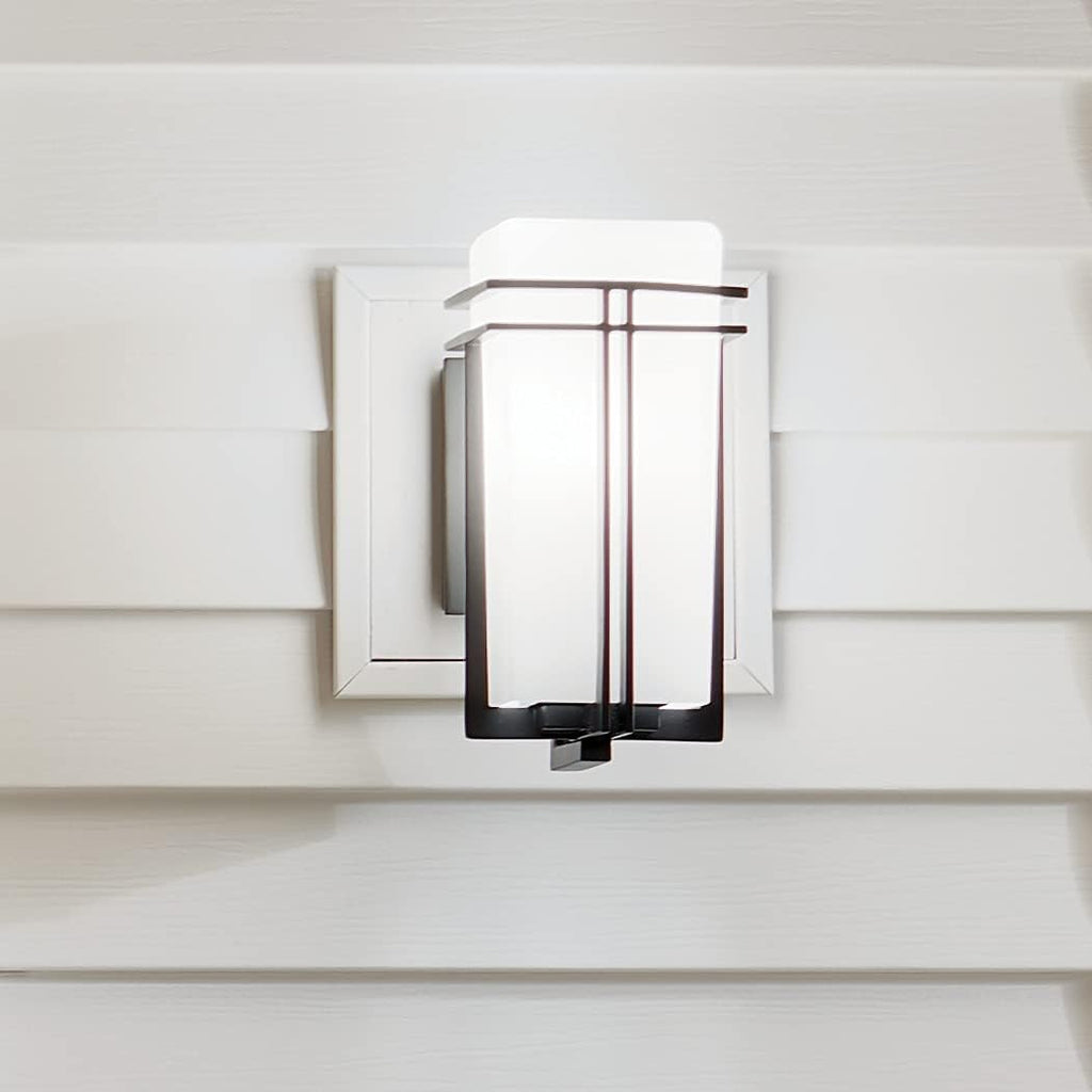 1 Light Black Outdoor Wall Light G97072