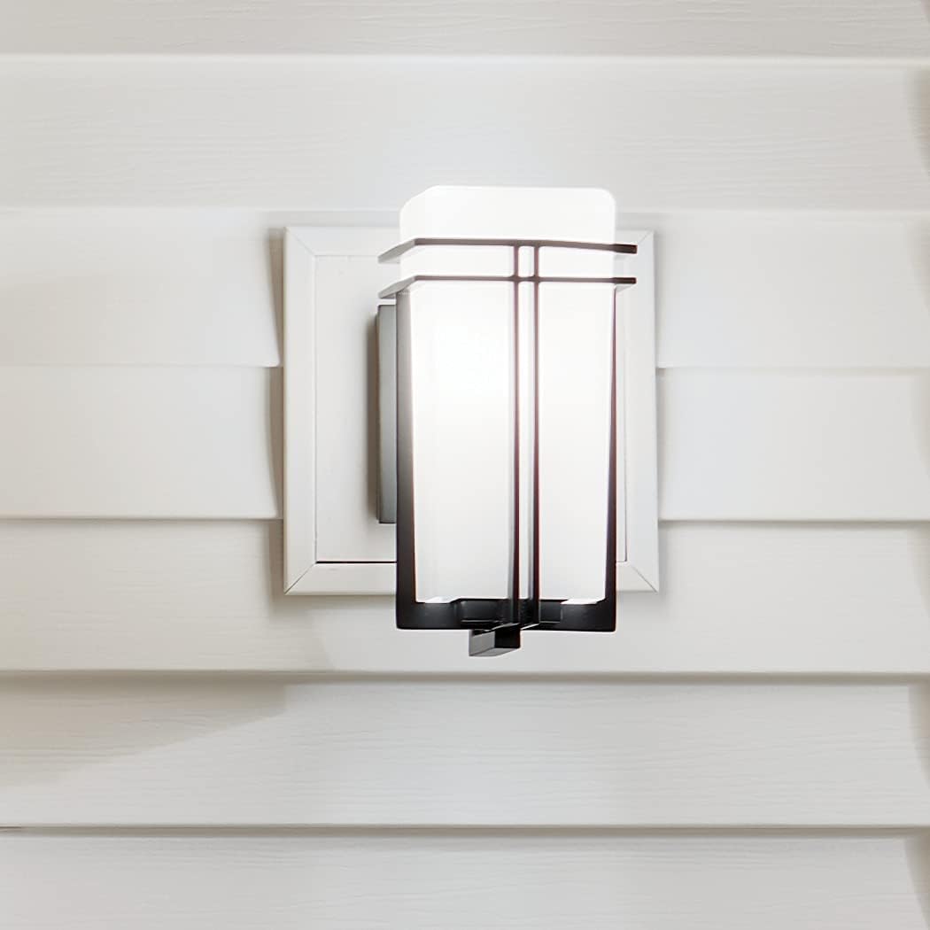 1 Light Black Outdoor Wall Light G97072