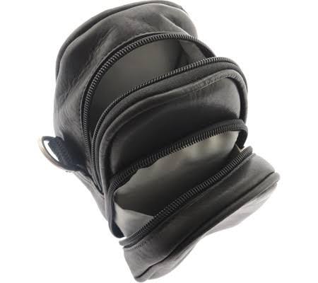 Black Leather Camera Bag V547