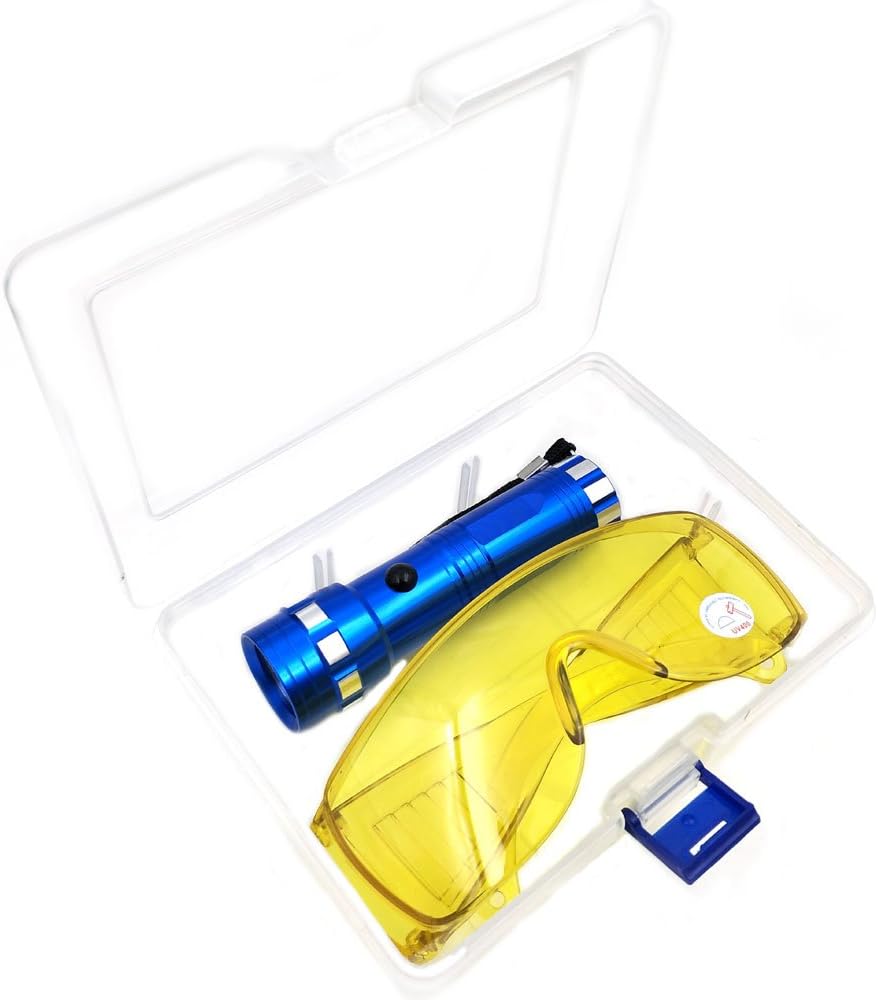 Auto Air Conditioner Leak Detector Tool with UV Protective Glasses R478