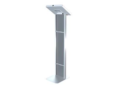 Locking Floor Stand Kiosk with Graphic Card Slot White G80661