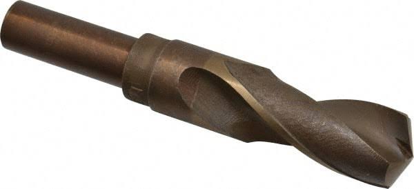 1-1/16x22 Cobalt Drill Bit, 135° Point, Bright Finish, Straight Shank R619424