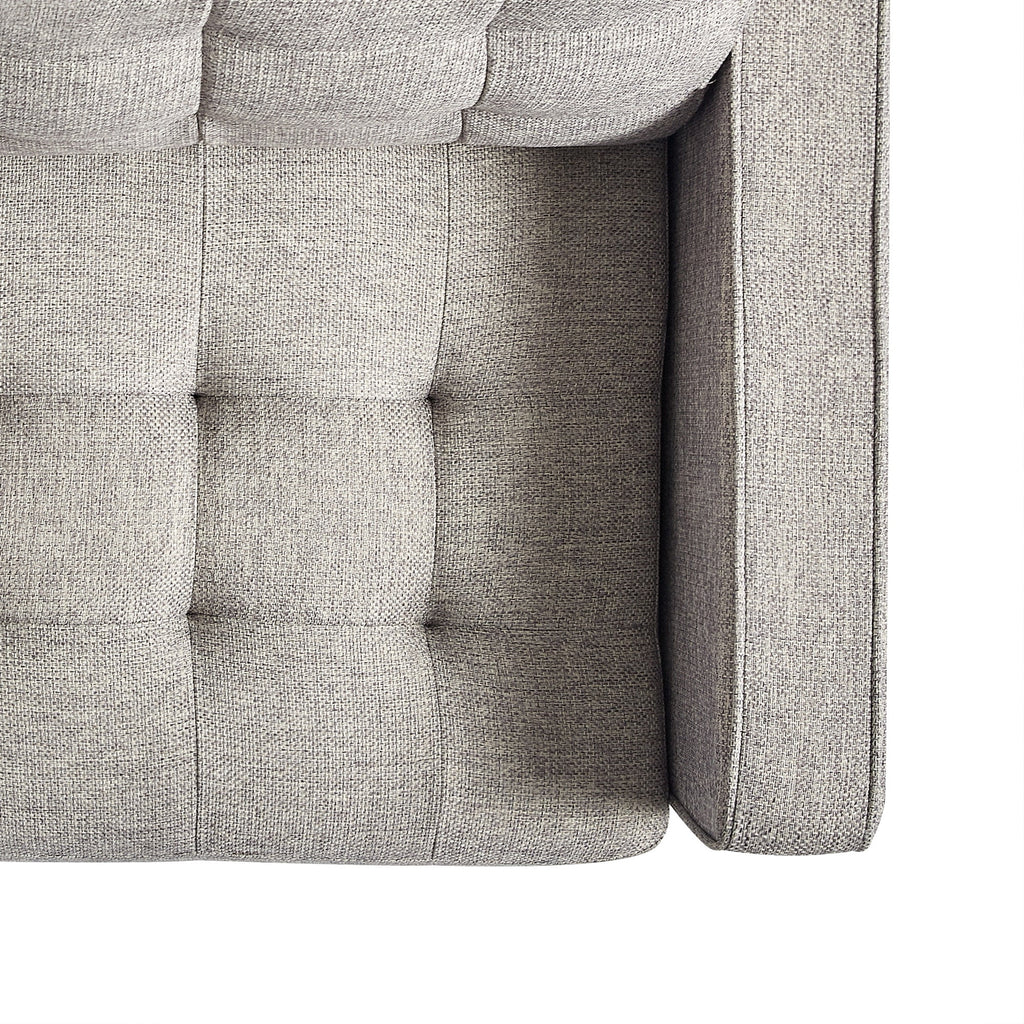 Soft Gray 2-Seater Loveseat Z891998