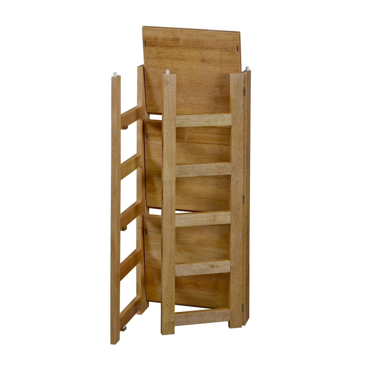 Square Folding Bookcase with Fabric Bins H436
