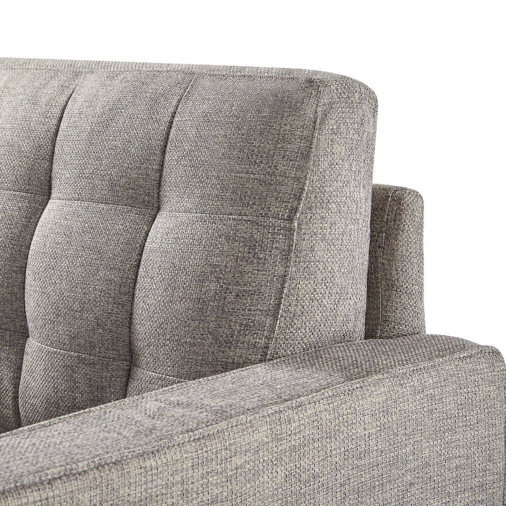 Soft Gray 2-Seater Loveseat Z891998
