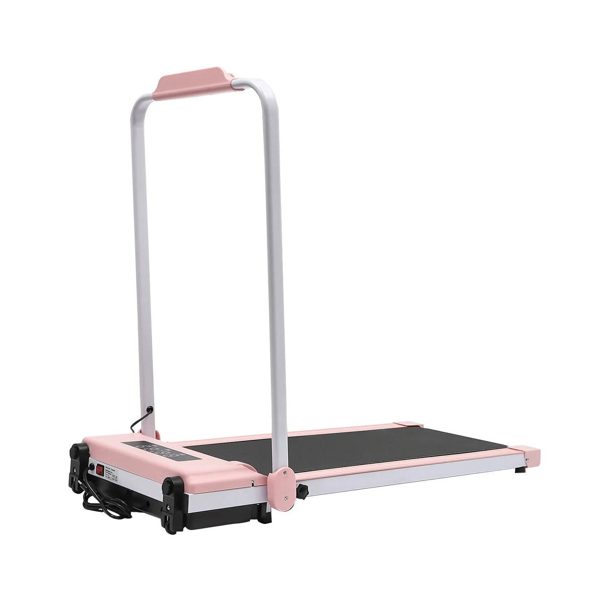 Folding Compact Treadmill 220 lbs Capacity Pink/Black V181