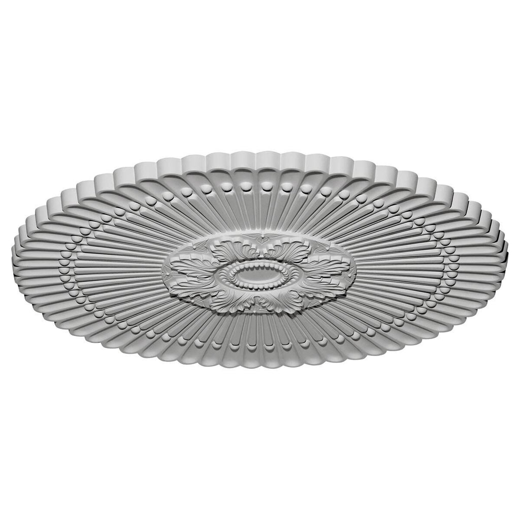 30x22OD x 1 1/4x22P Rubbed Bronze Ceiling Medallion F2446