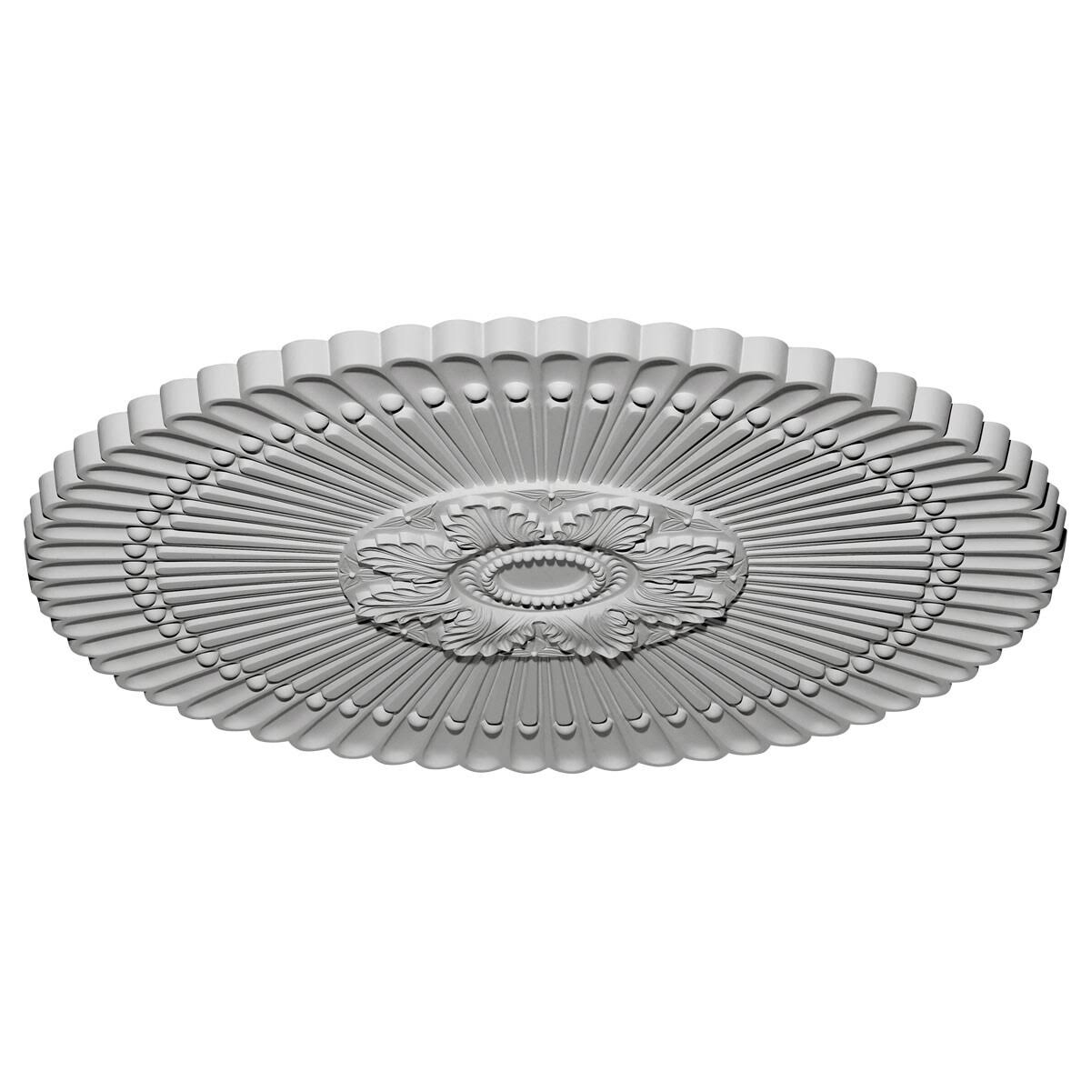 30x22OD x 1 1/4x22P Rubbed Bronze Ceiling Medallion F2446