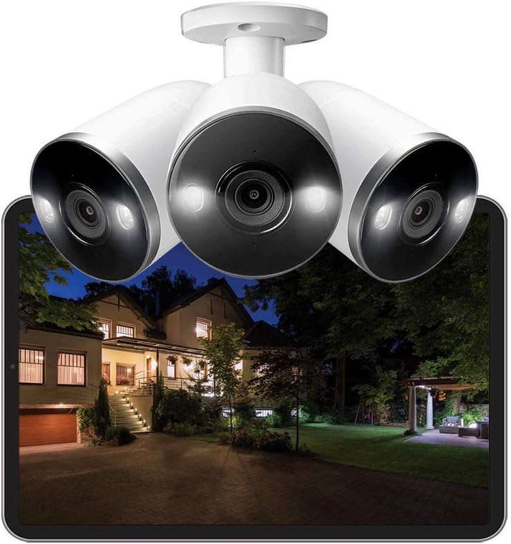 16-Channel 4K Ultra HD NVR Security System with 8 IP Security Cameras and 3TB Hard Drive W1586