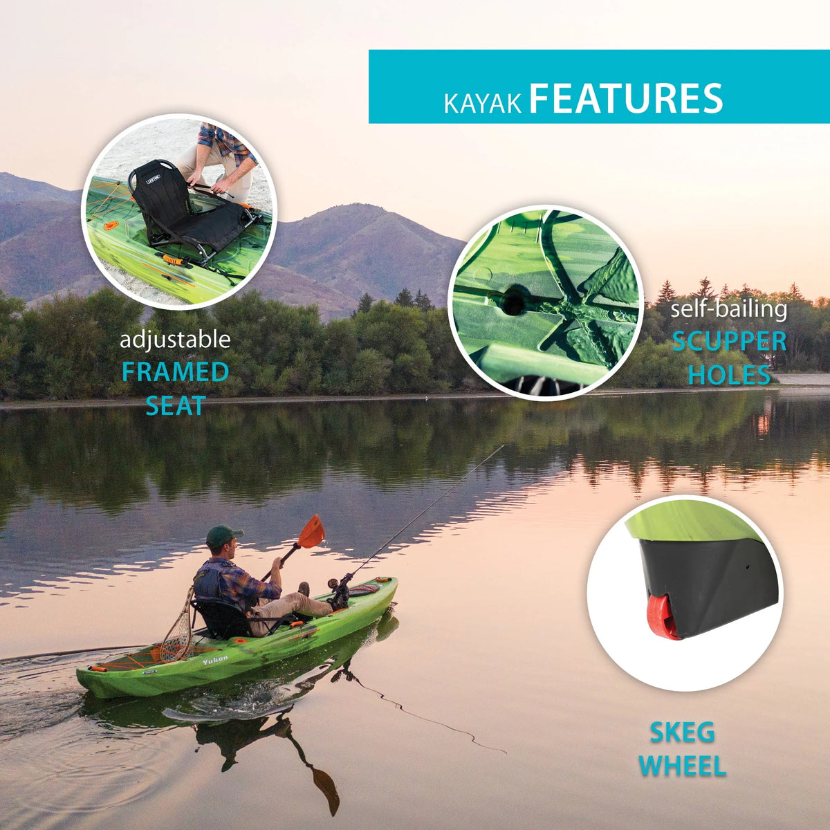 116 inch Sit-on-Top Fishing Kayak R170