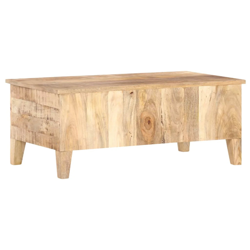 Rough Mango Wood Coffee Table W4326