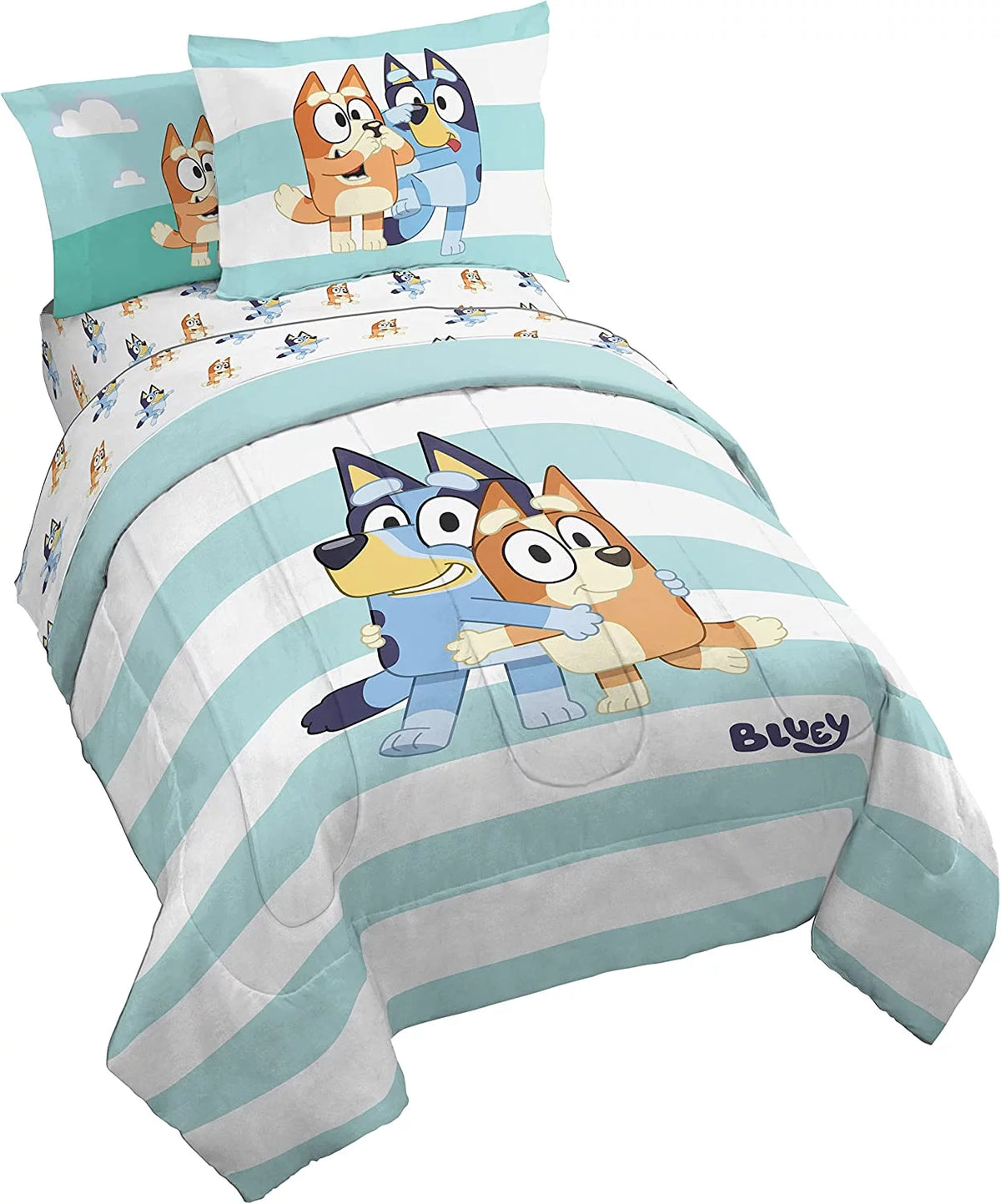 5 Piece Twin Microfiber Bed Set S876
