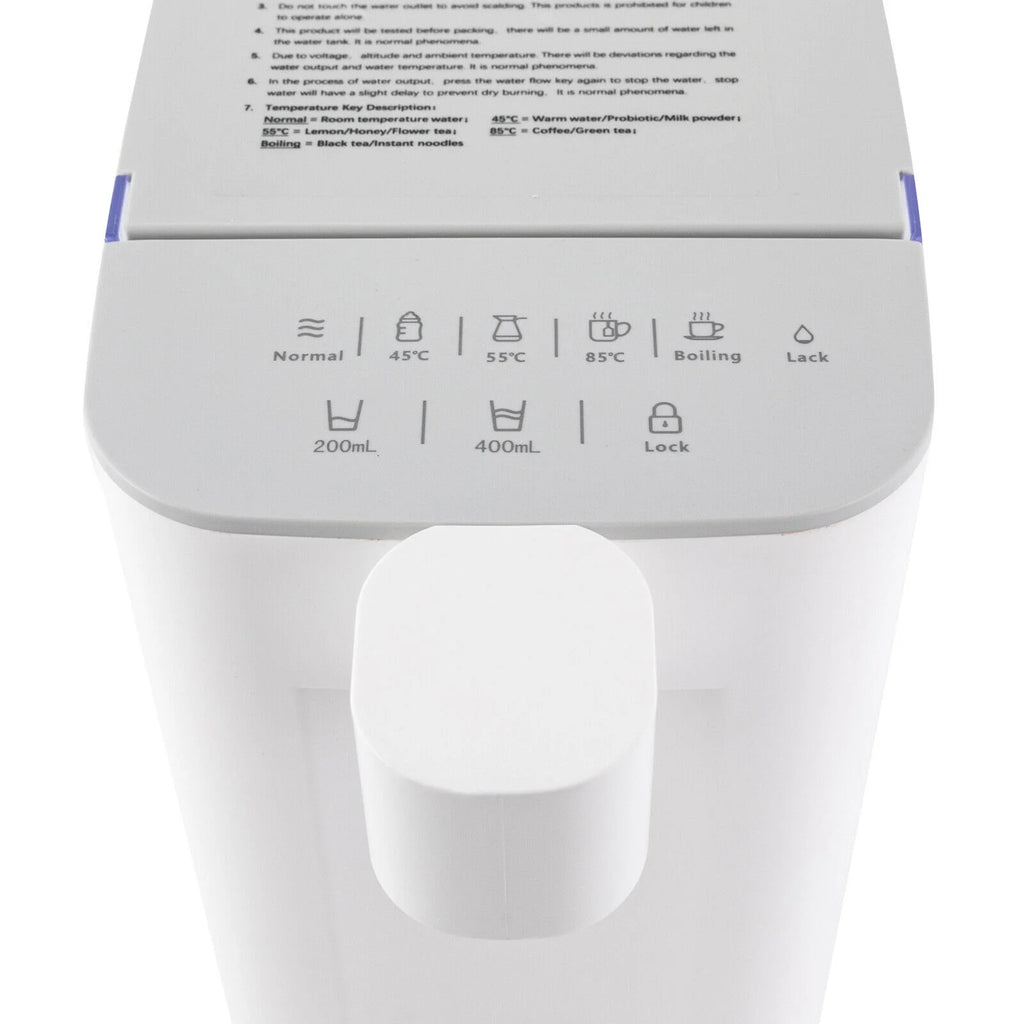 2000W 3L Electric Instant Hot Water Dispenser With Temperature Control F1791