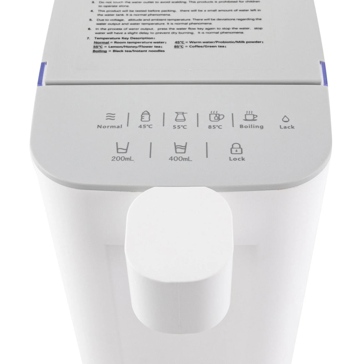 2000W 3L Electric Instant Hot Water Dispenser With Temperature Control F1791