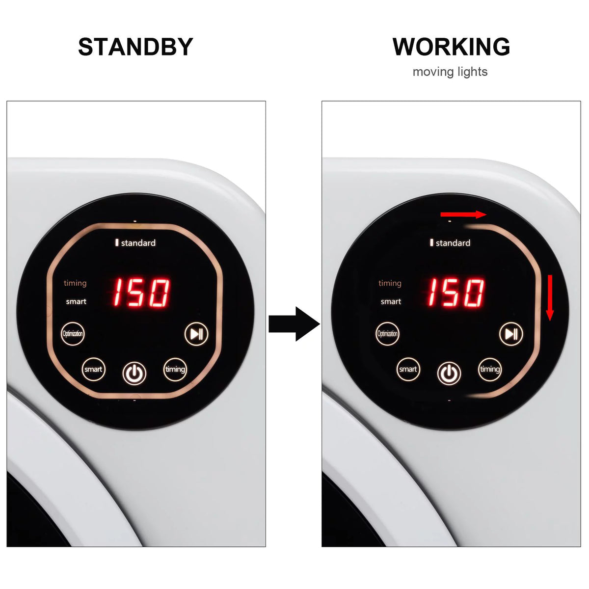 13.2lb Portable Compact Electric Dryer with Smart Controls Y9554