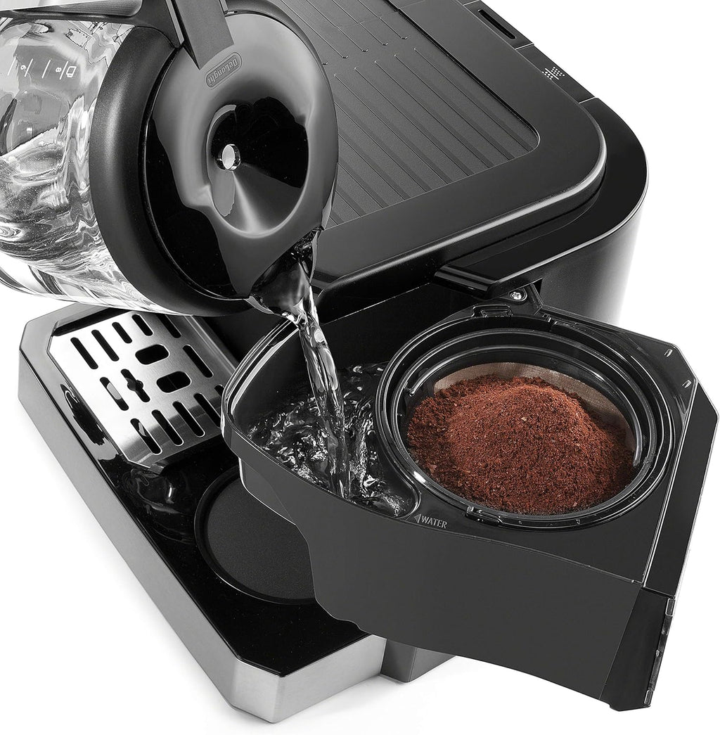 10-Cup Combination Coffee Maker & Espresso Machine with Milk Frother F516
