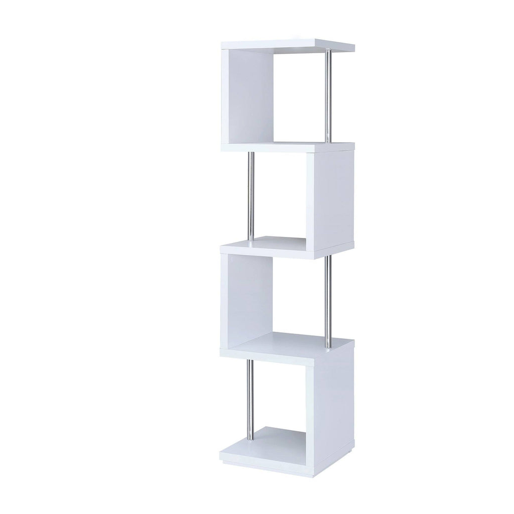Black 4-Tier Bookcase D3242