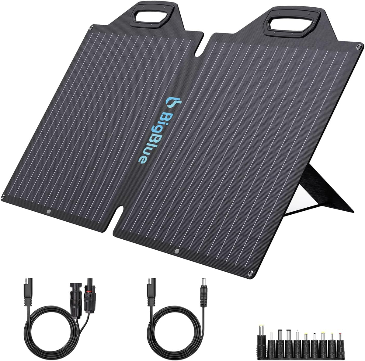 100W ETFE Portable Solar Panel with Kickstands, IP65 Waterproof L25435