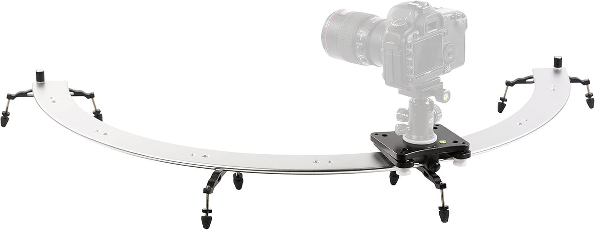 Panoramic 180° Circular Camera Sliding Track System with Roller Bearing Sliding Platform A198