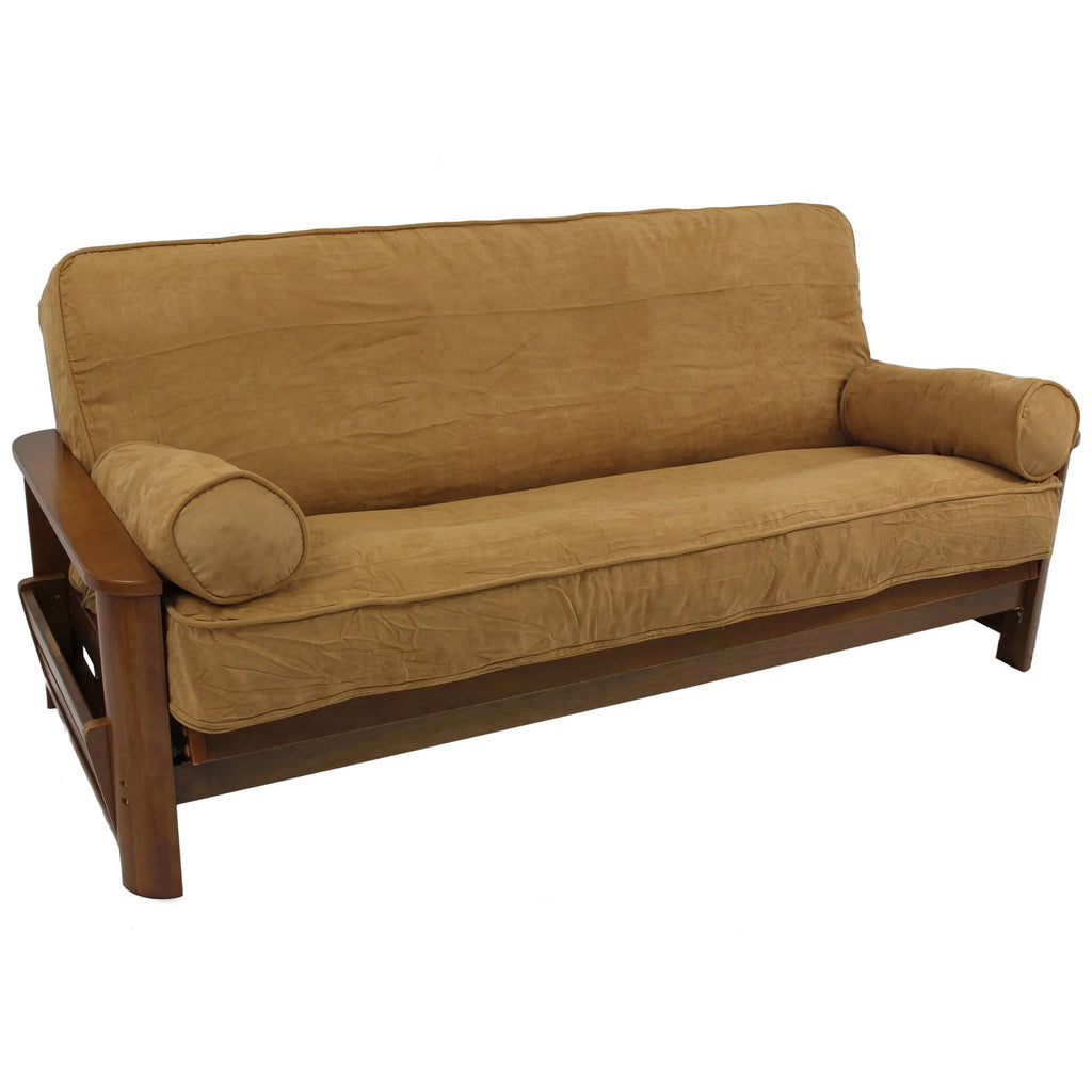 Emerald Microsuede 3-Piece Futon Cover Set V119213