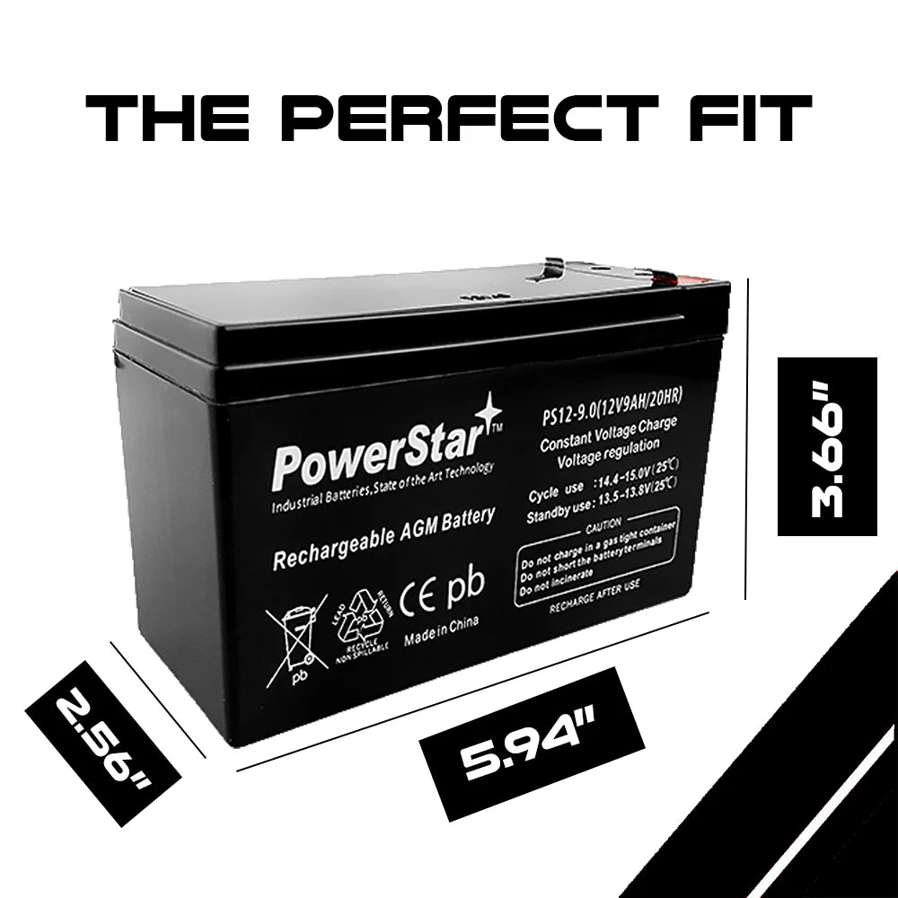 12V 9AH SLA Battery and Charger Combo Z61182