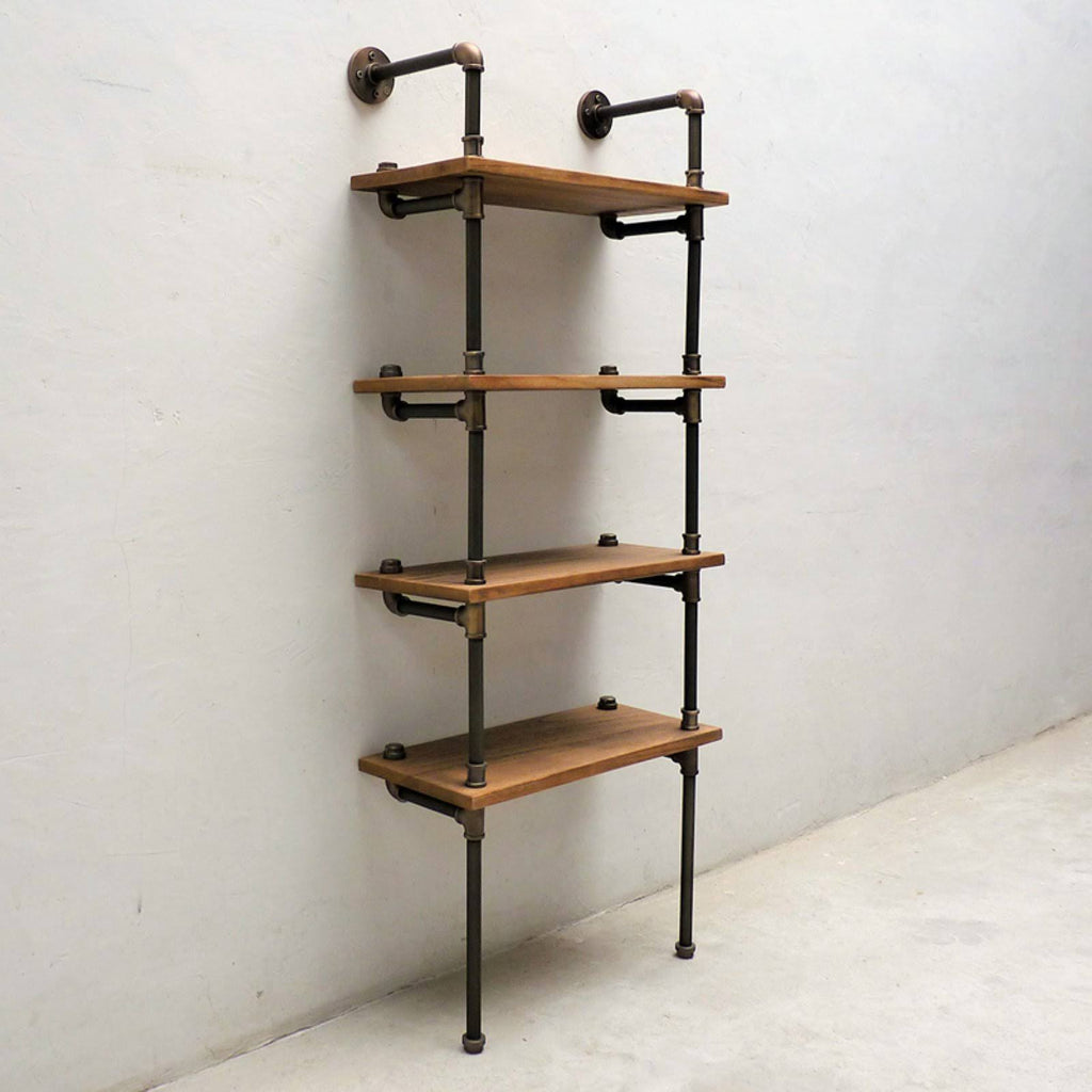Rustic Bronze Etagere Bookcase Display Y8413