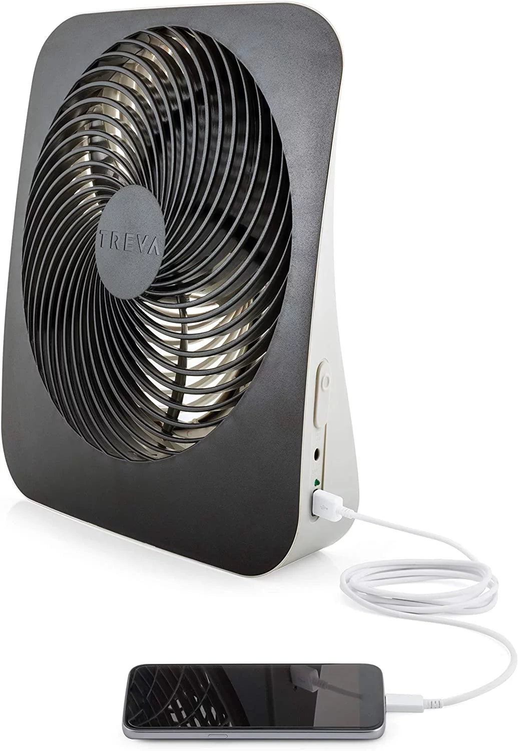 10 inch Portable 2 Speed Table Air Circulating Fan, Black R4903