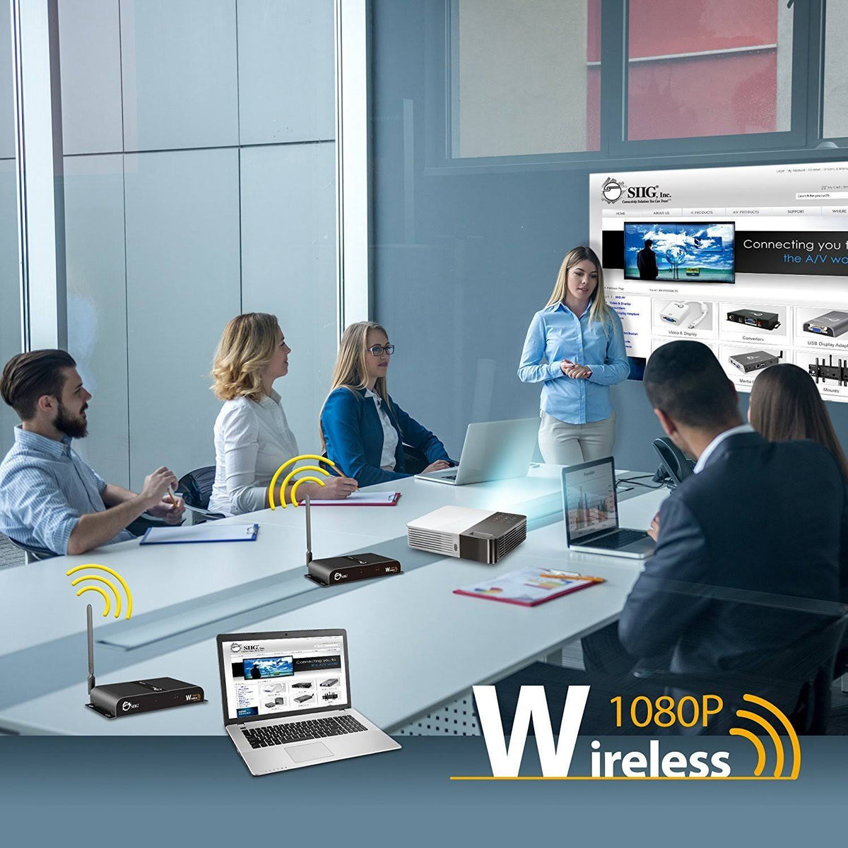 Wireless Multi-Channel Expandable HDMI Extender Kit B782