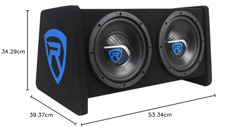 1000w Dual 10" Car Subwoofer Enclosure with Mono Amplifier and Amp Kit I235662