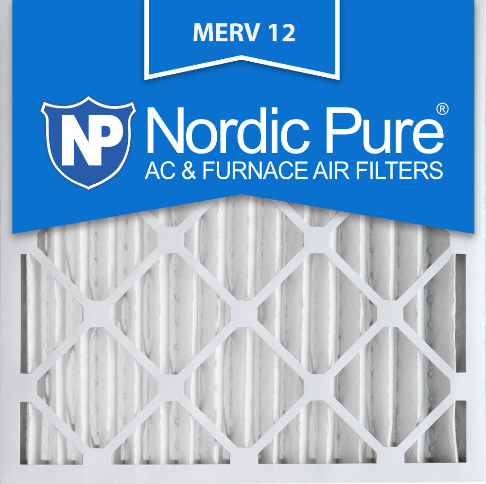 12 Pc Pleated MERV 10 AC Furnace Filters W35800