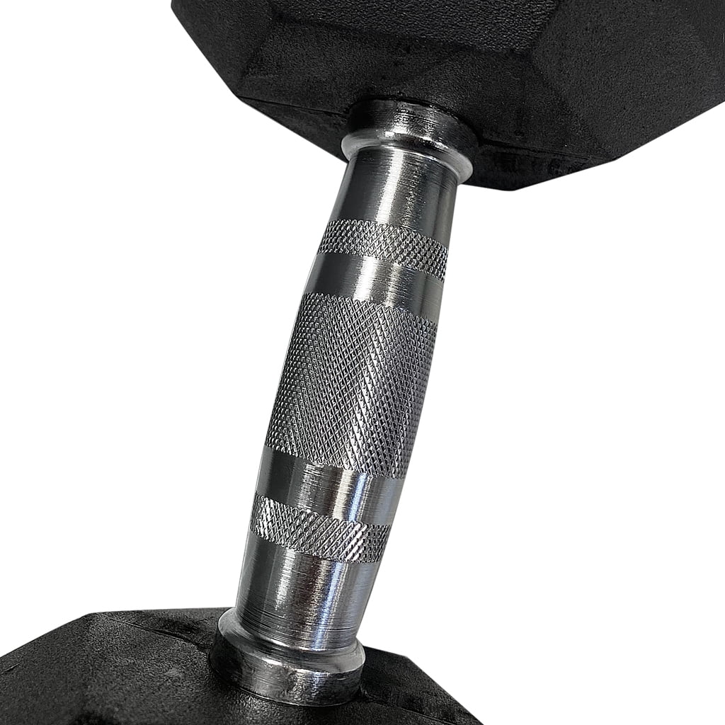 25lb Rubber Hex Dumbbell Pair B363