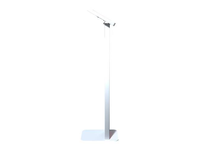 Locking Floor Stand Kiosk with Graphic Card Slot White G80661