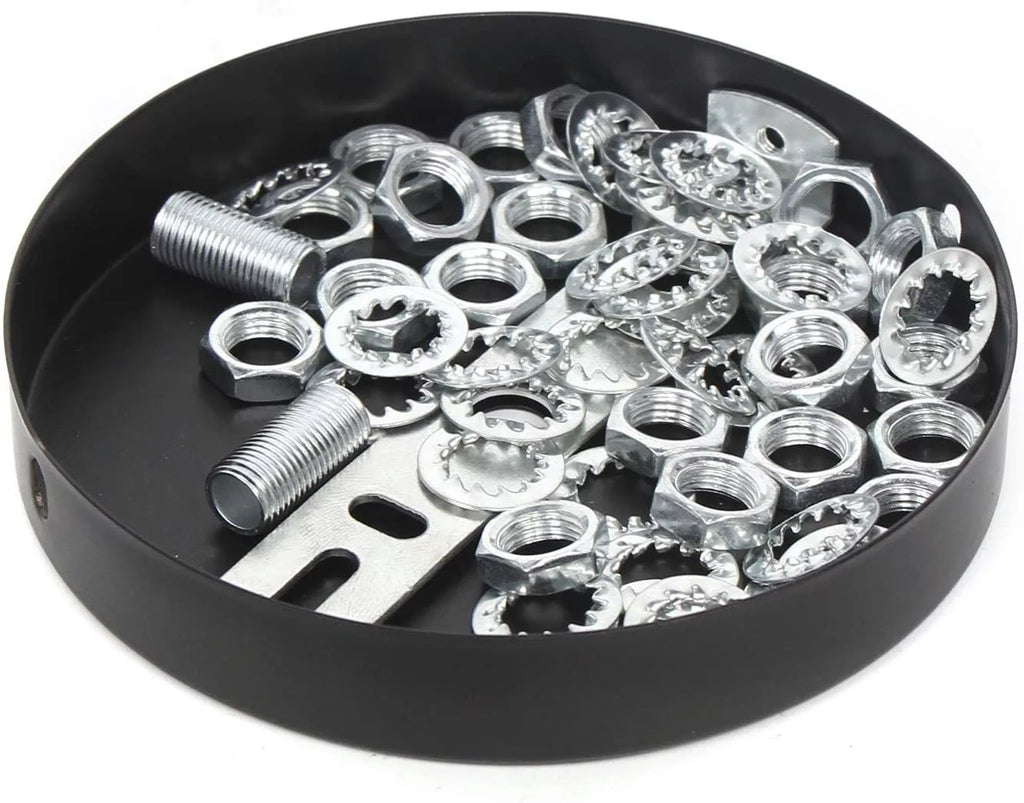 Black Metal 18 Lights Chandelier Z43526