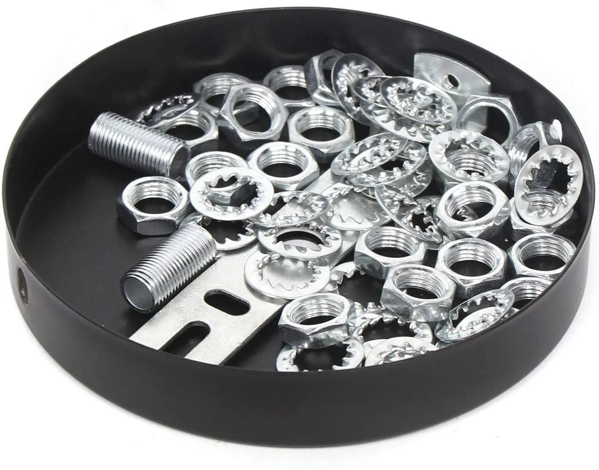 Black Metal 18 Lights Chandelier Z43526