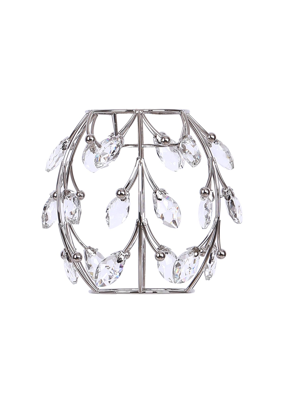 Polished Nickel Task Lamp with Crystalline Metal Shade (2-Pack) R16076