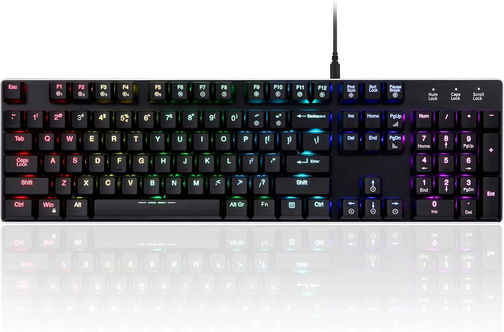 Wired Backlit Low Profile Mechanical Keyboard Z382
