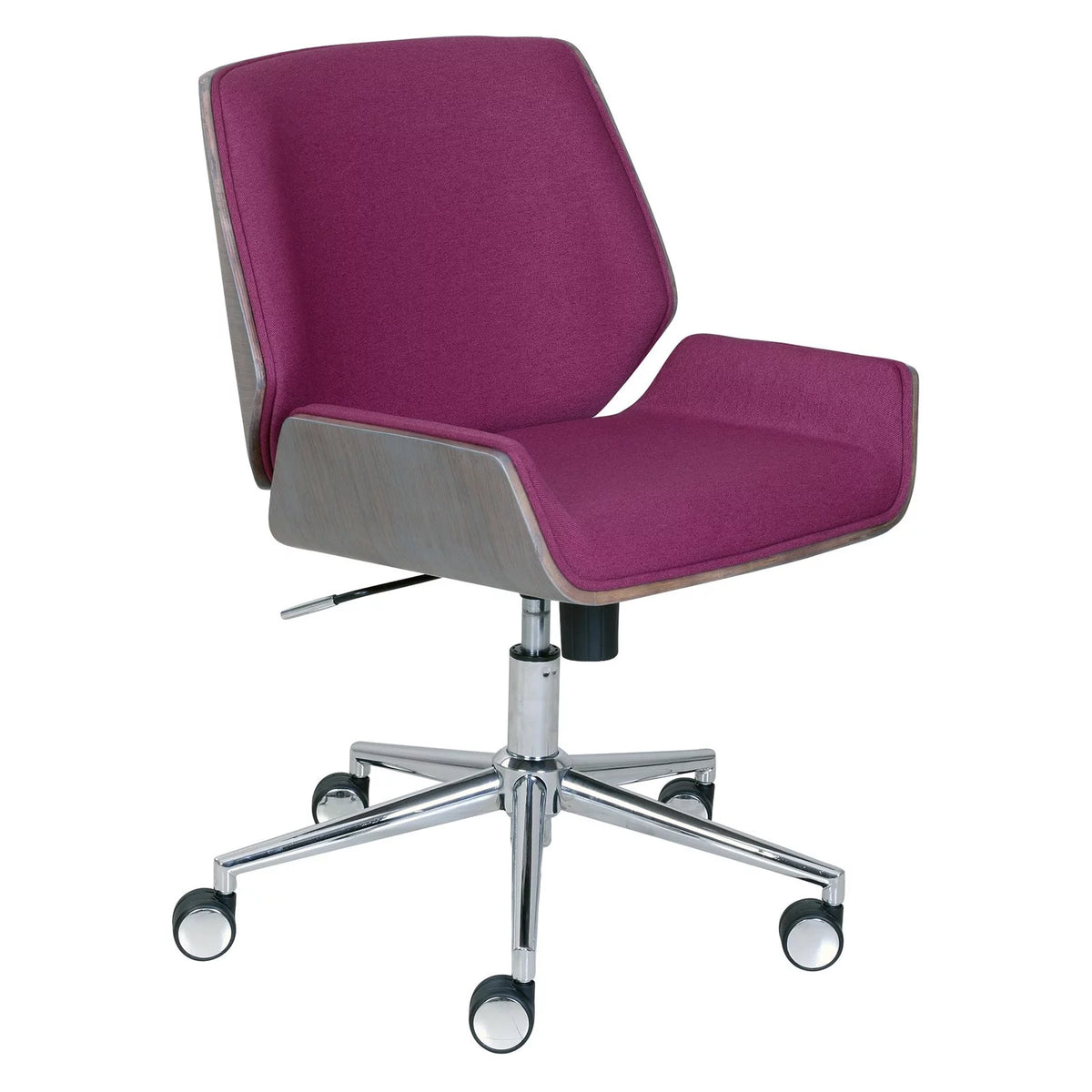 Ivory Fabric Mid-Back Task Chair Q7030