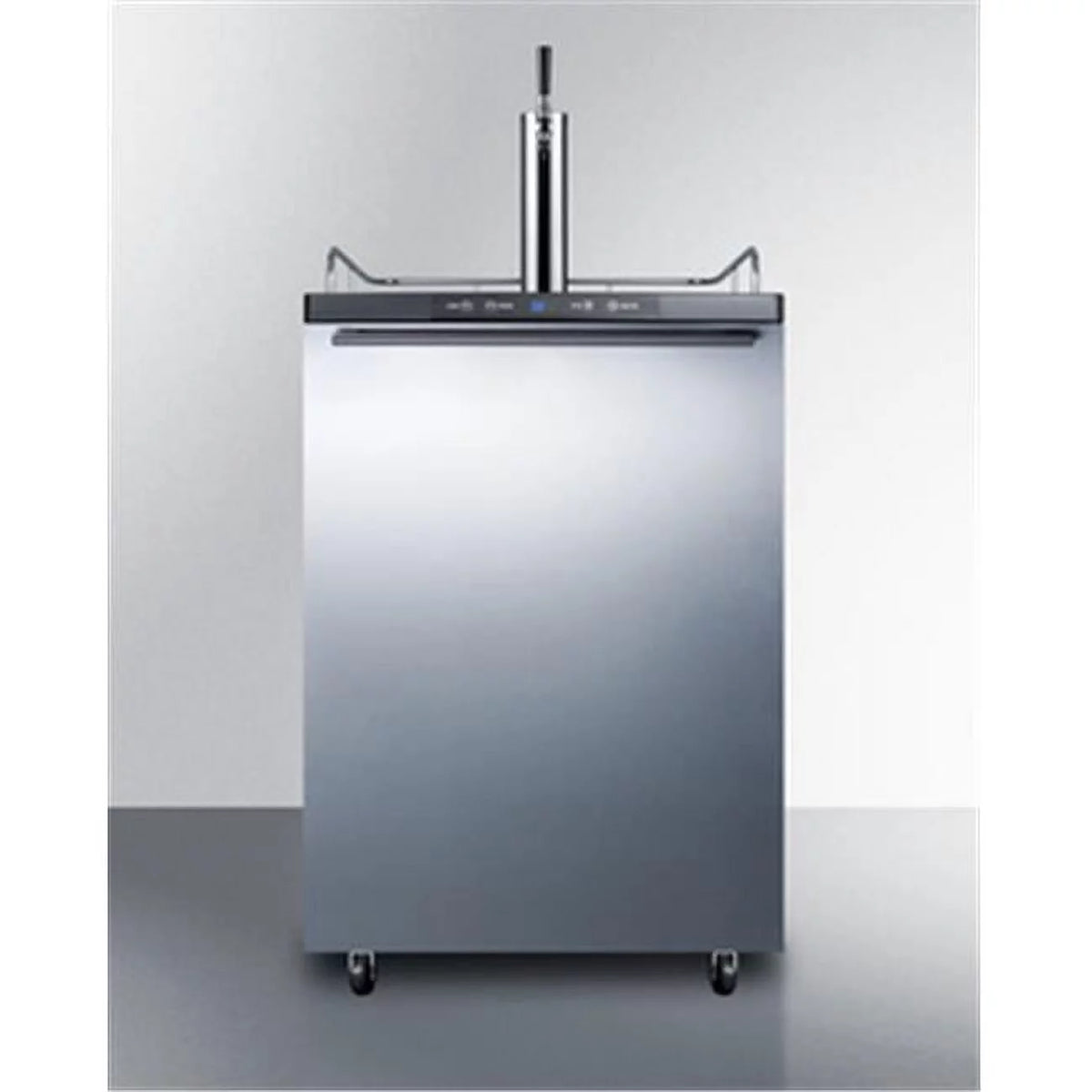 Freestanding Beer Dispenser with Digital Thermostat and Stainless Steel Door K3723