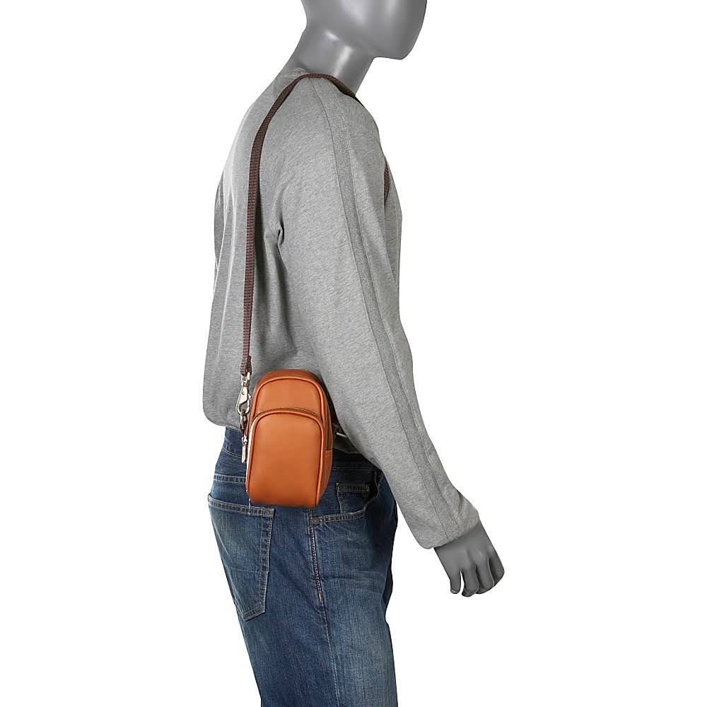 Black Leather Camera Bag V547