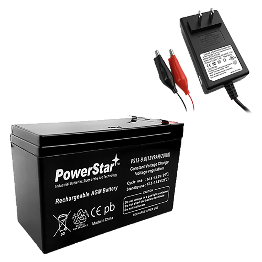 12V 9AH SLA Battery and Charger Combo Z61182