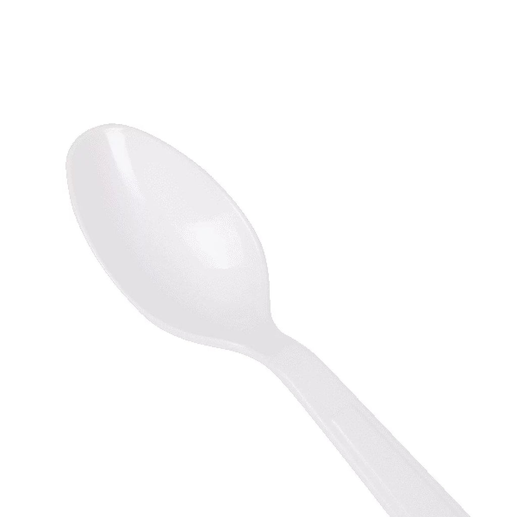 White PS Plastic Tea Spoons 1,000 ct D78533
