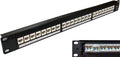 48-Port CAT6A FTP Shielded 2U Patch Panel 19-Inch V20105