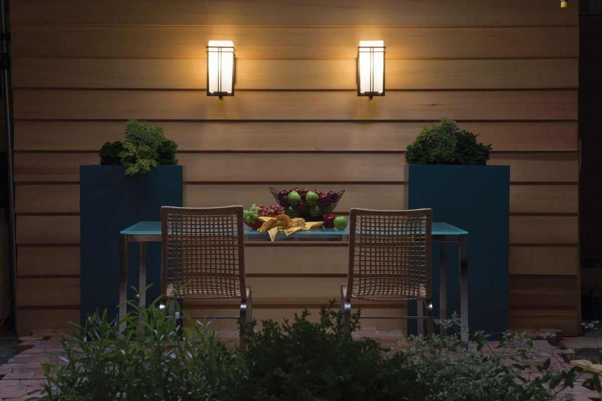 1 Light Black Outdoor Wall Light G97072