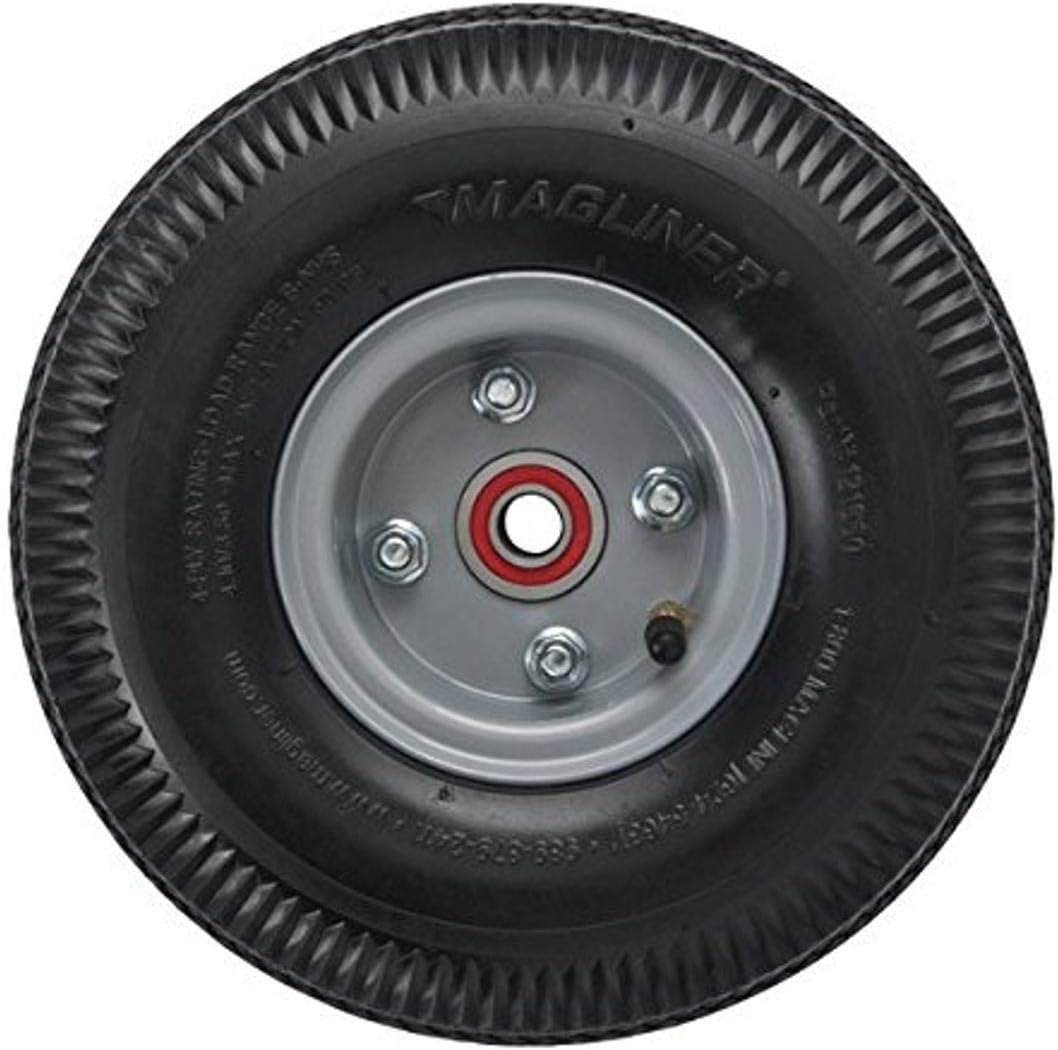 10" x 3.5" Pneumatic Wheel for Hand Truck (2 Pack) Z459